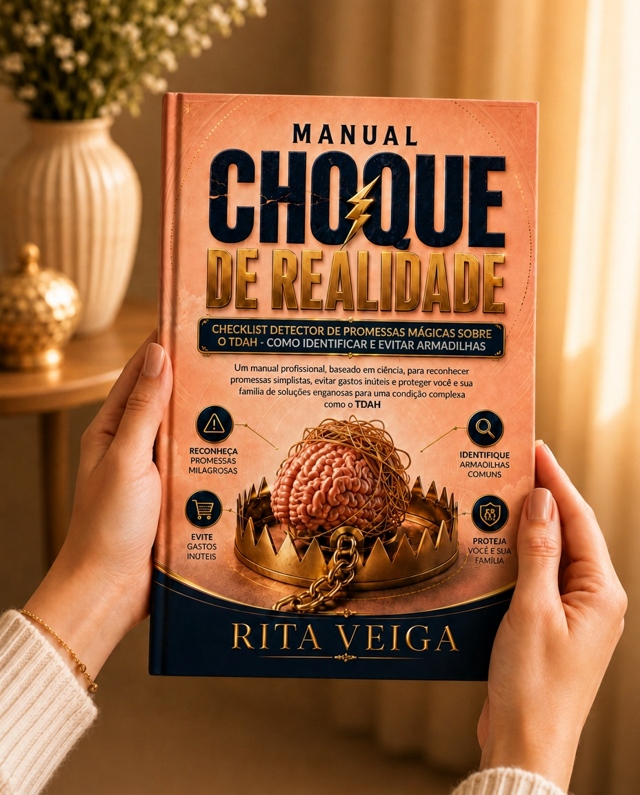 Capa do Manual Choque de Realidade TDAH